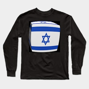 Israeli Flag cubed. Long Sleeve T-Shirt